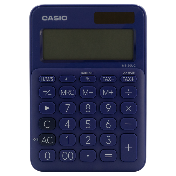 Casio MS-20UC - Desktop Calculator 12-Digit - Purple