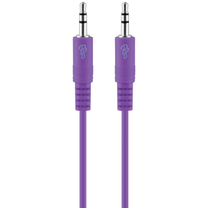 Pro Bass Unite Series - Boxed Auxiliary Cable - Purple