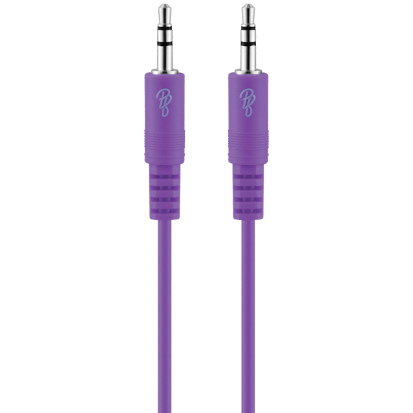 Pro Bass Unite Series - Boxed Auxiliary Cable - Purple