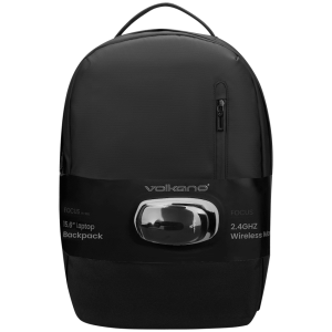 Volkano Focus Series 15.6" Laptop Backpack and Wireless Mouse
