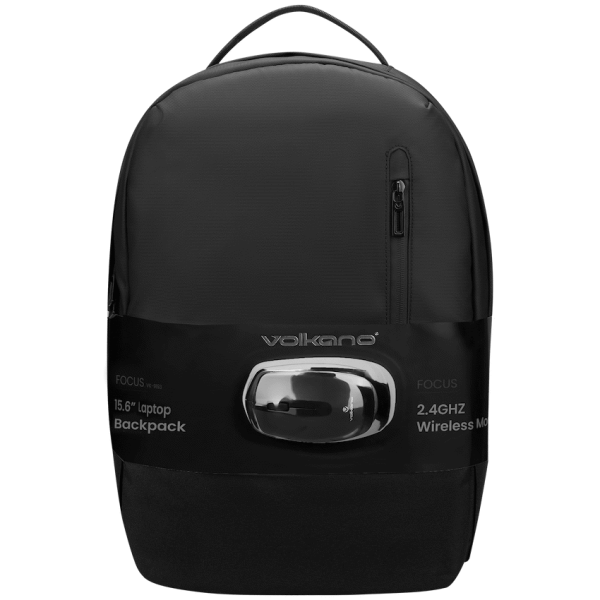 Volkano Focus Series 15.6" Laptop Backpack and Wireless Mouse
