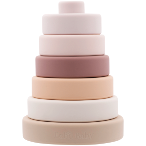 Echo Baby Silicone Stacking Rings - Sunset