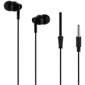 Pro Bass Genesis Series 3.5mm Wired Earphones (No Mic) - Black
