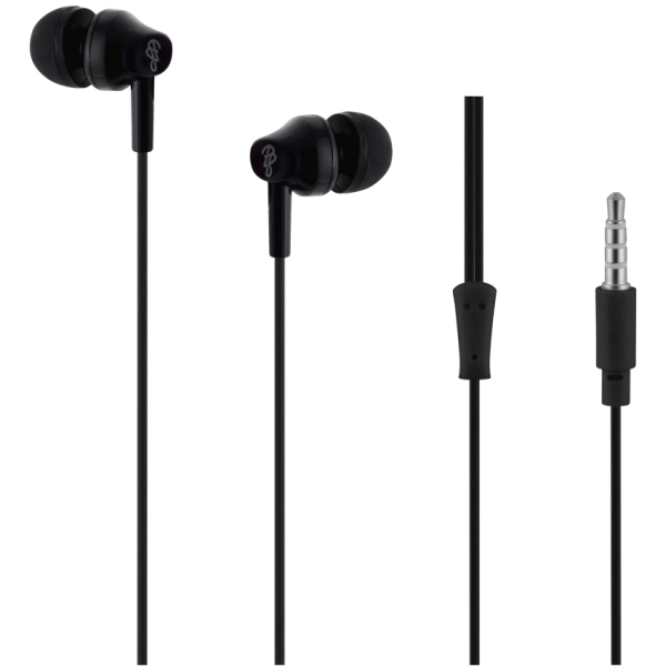 Pro Bass Genesis Series 3.5mm Wired Earphones (No Mic) - Black