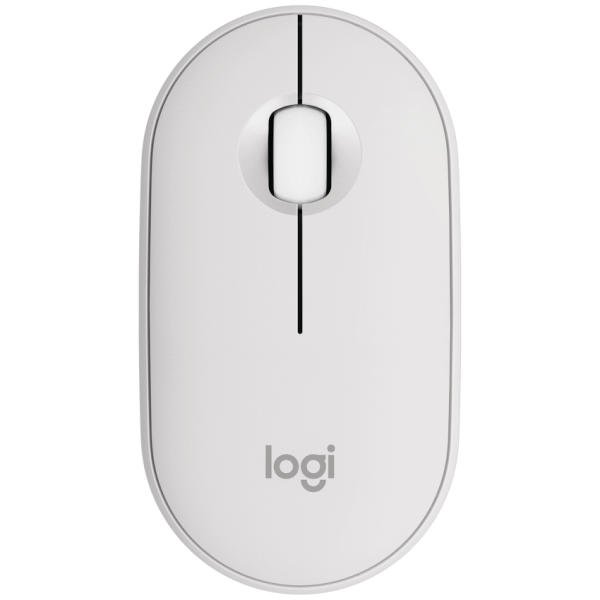Pebble Mouse 2 M350s  - TONAL WHITE - BT - DONGLELESS
