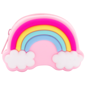 Quest Rainbow Silicone Purse - Pink