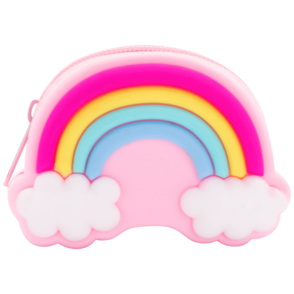 Quest Rainbow Silicone Purse - Pink