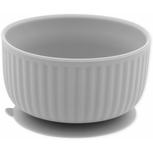 Echo Baby Silicone Suction Bowl - Stone