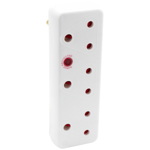 Ellies 3-Way Medium Surge Adaptor - White