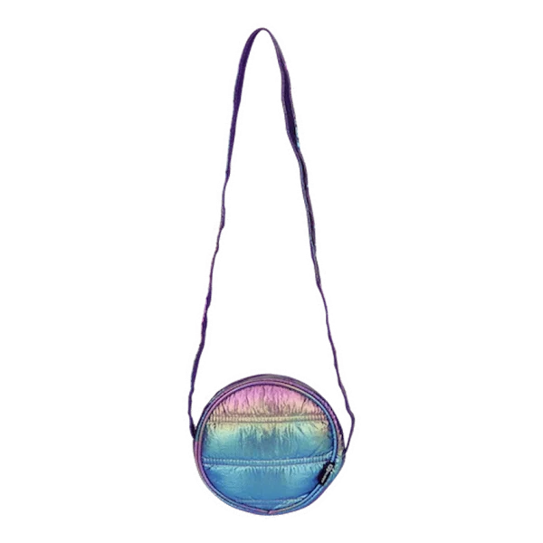 Quest Puffer Cross Body Bag - Purple