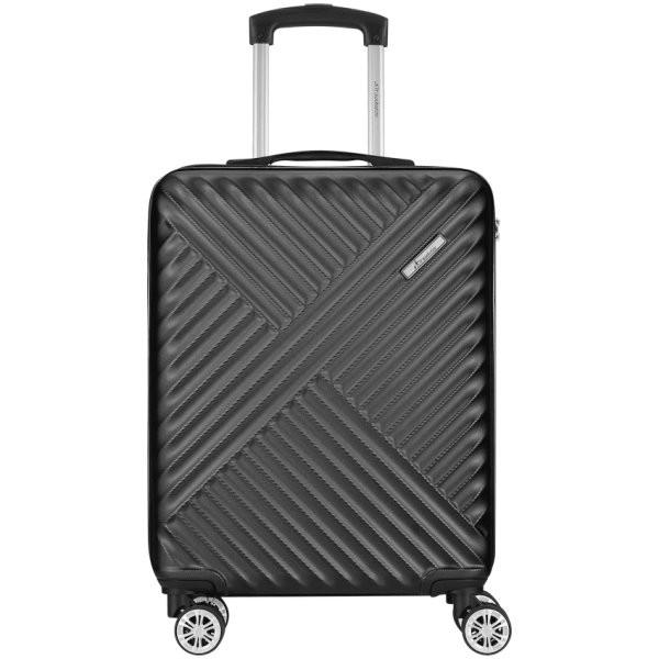 Travelwize Astra ABS 77cm 4-Wheel Spinner Luggage - Black