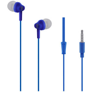 Pro Bass Genesis series Packaged Aux earphone No Microphone- Royal Blue