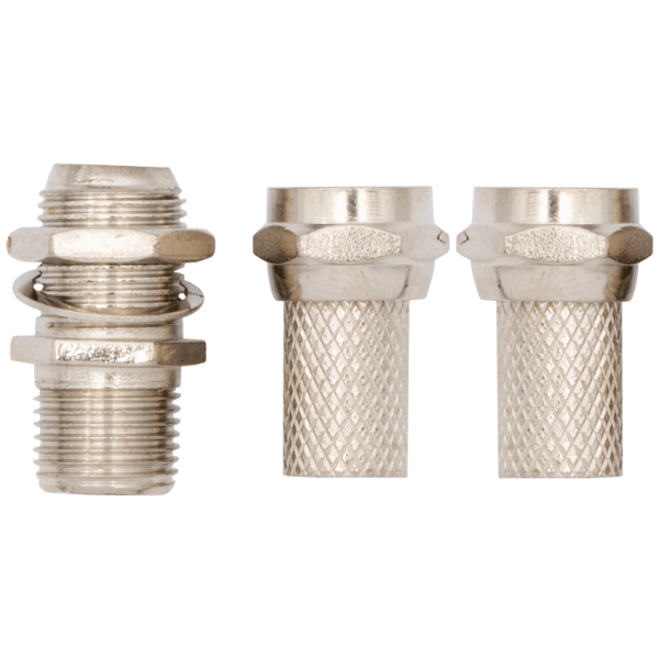 Volkano 2x F Connector & Barrel Joiner