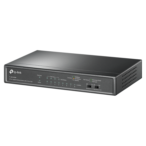 TP-Link TL-SG1008P 8-Port Gigabit Desktop POE Switch