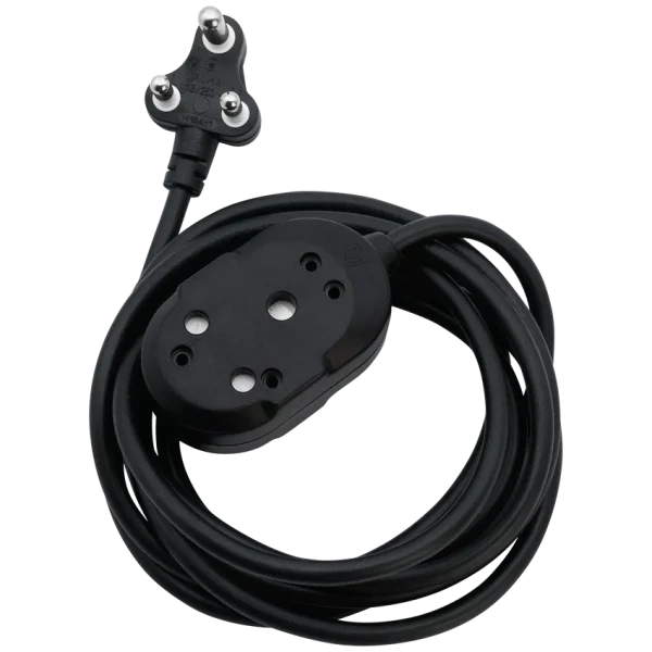 SWITCHED LIGHT DUTY Back-to-Back (BTB) EXTENSION LEADS 20M - BK