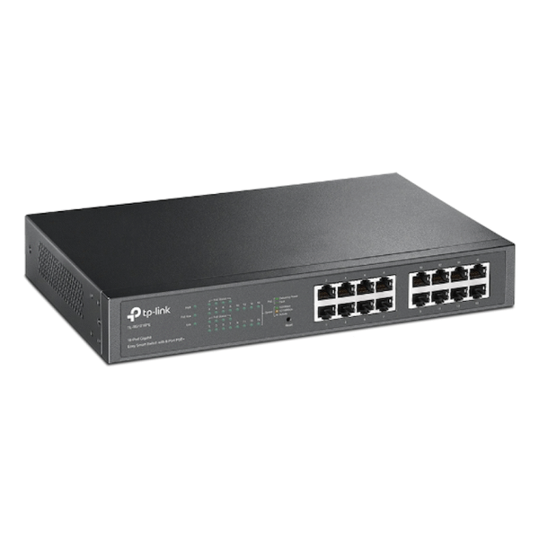 TP-Link TL-SG1016PE 16-Port Gigabit Easy Smart Switch with 8-Port PoE+