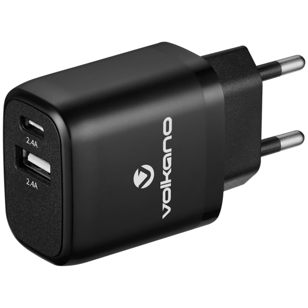Volkano On-The-Go Dual Wall Charger