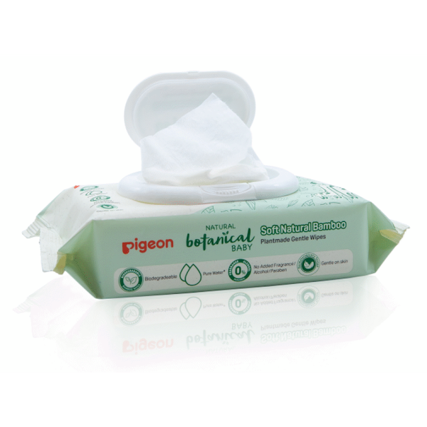 Pigeon - NATURAL BOTANICAL PLANT MADE WIPES 70'S