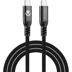 Volkano Weave Series 60w Magnetic Type-C Cable - Black