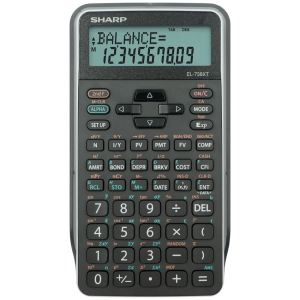 Sharp EL-738 XTB - Advanced Financial Calculator NEW DESIGN