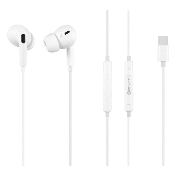 Amplify Soundlink  Type-C Earphone - White