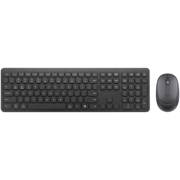 VolkanoX Ignite Bluetooth Wireless Keyboard and Mouse Combo - Graphite