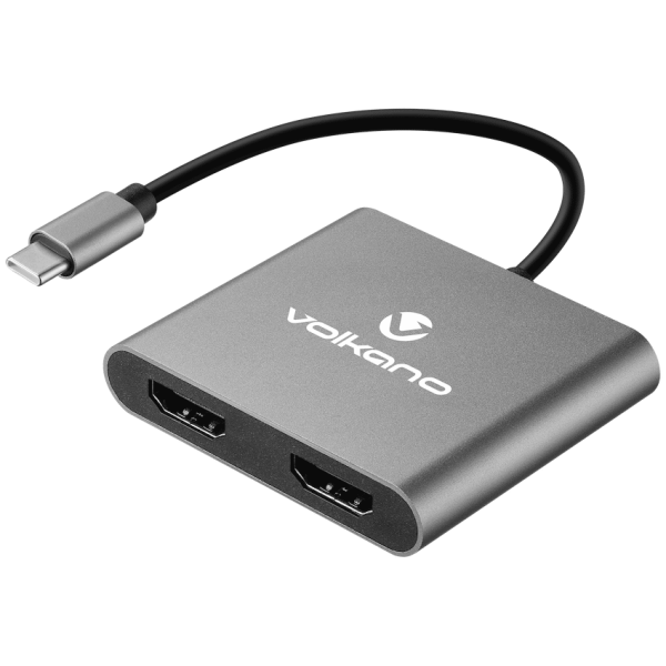 Volkano Expand Series USB-C to Dual 4K HDMI Adaptor