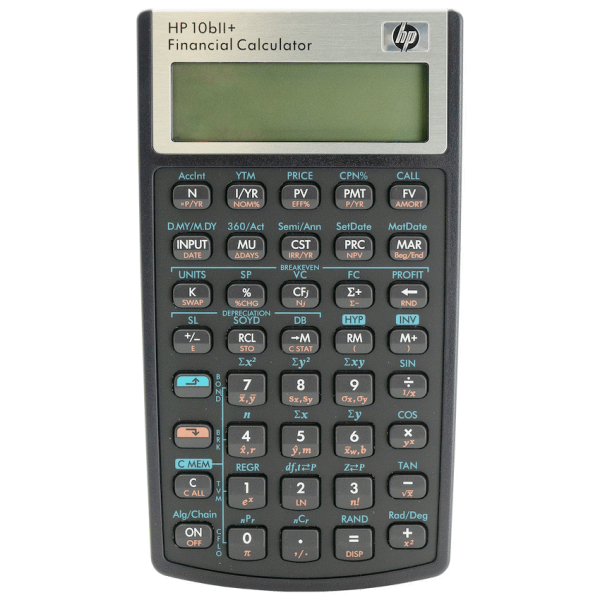 HP 10Bii+ - Business Calculator (Algebraic) - Non-Programmable