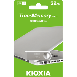 Kioxia - U401-32GB USB 2.0 - Slim Metal Design