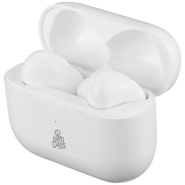 Pro Bass Pulse Buds True Wireless Earphones with Charging Case - White