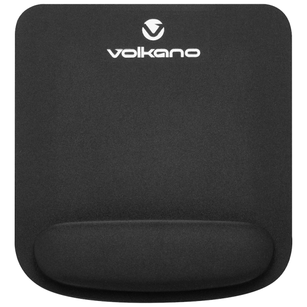 Volkano Rest Series Gel Mousepad - Black