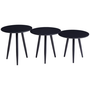 Everfurn Wooden Finish 3 - Piece Monaco Coffee Table