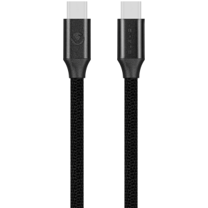 Volkano Weave Series Type-C to Type-C Cable (1.2m, 60w) - Black