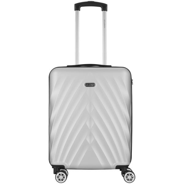Travelwize Terra ABS 67cm 4-Wheel Spinner Luggage - Silver