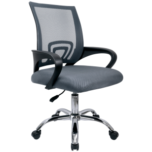 Everfurn Swift Mid Back Chair - Grey