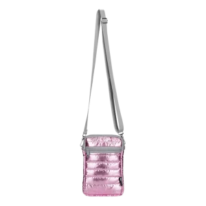 Quest Puffer Cross Body Bag - Pink