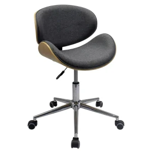 Amos Mid Back Office Chair - Grey