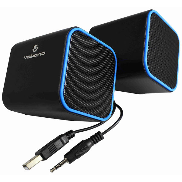 Volkano Diamond Series USB Speaker - Blue