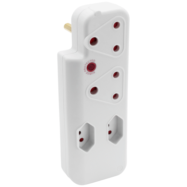 Switched 4-Way Medium Surge Adaptor