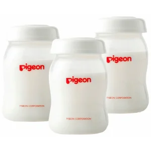 Pigeon Milk Storage Bottle 160ml + Disk (3 Pc)