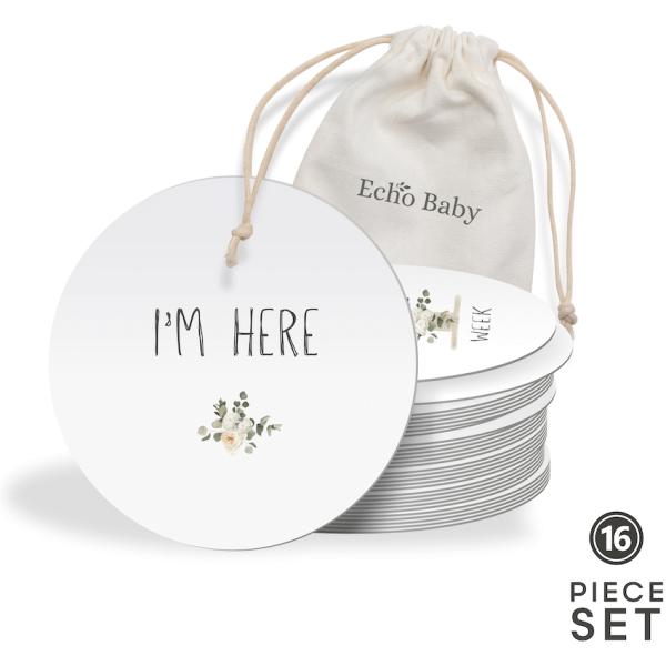 Echo Baby Milestone Cards - Floral