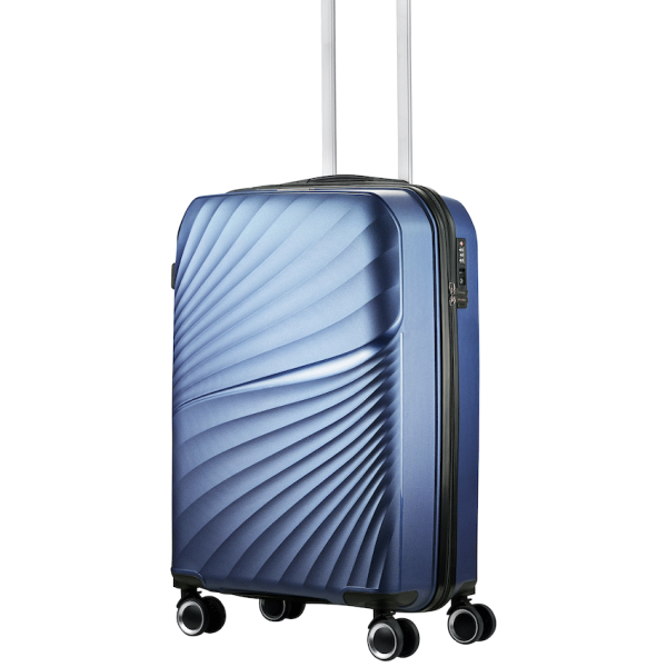 Travelwize Quartz PP 55cm 4-Wheel Spinner Luggage - Navy