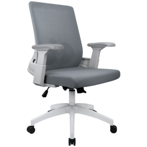Everfurn Skye Mid Back Office Chair - Grey