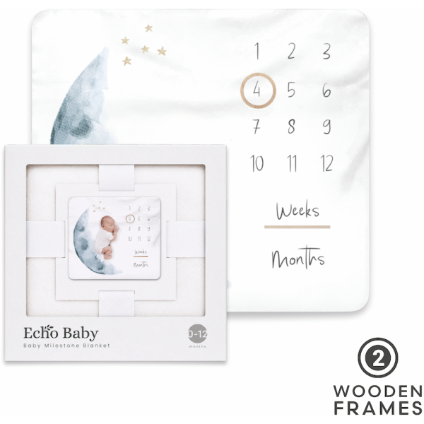 Echo Baby Milestone Blanket - Moon