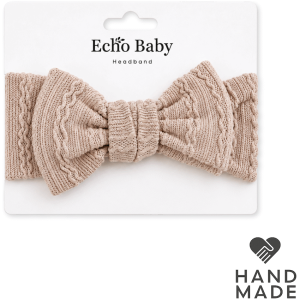 Echo Baby Bow Headband - Bone