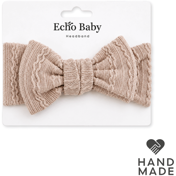 Echo Baby Bow Headband - Bone