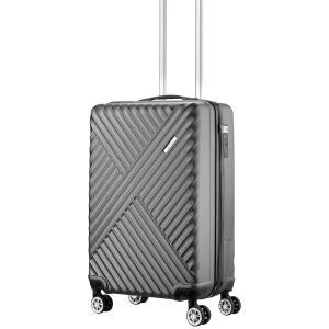 Travelwize Astra ABS 55cm 4-Wheel Spinner Luggage - Black