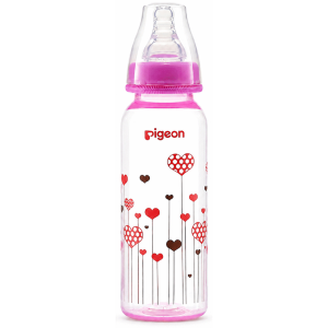 Pigeon Flexible Bottle - Std Neck - Pink 240ml