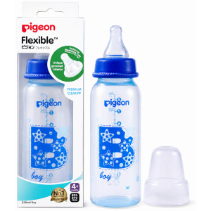 Pigeon Flexible Bottle Standard Neck - Blue 240ml