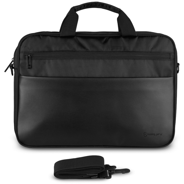 Amplify Panama 15.6" Laptop Shoulder Bag - Black